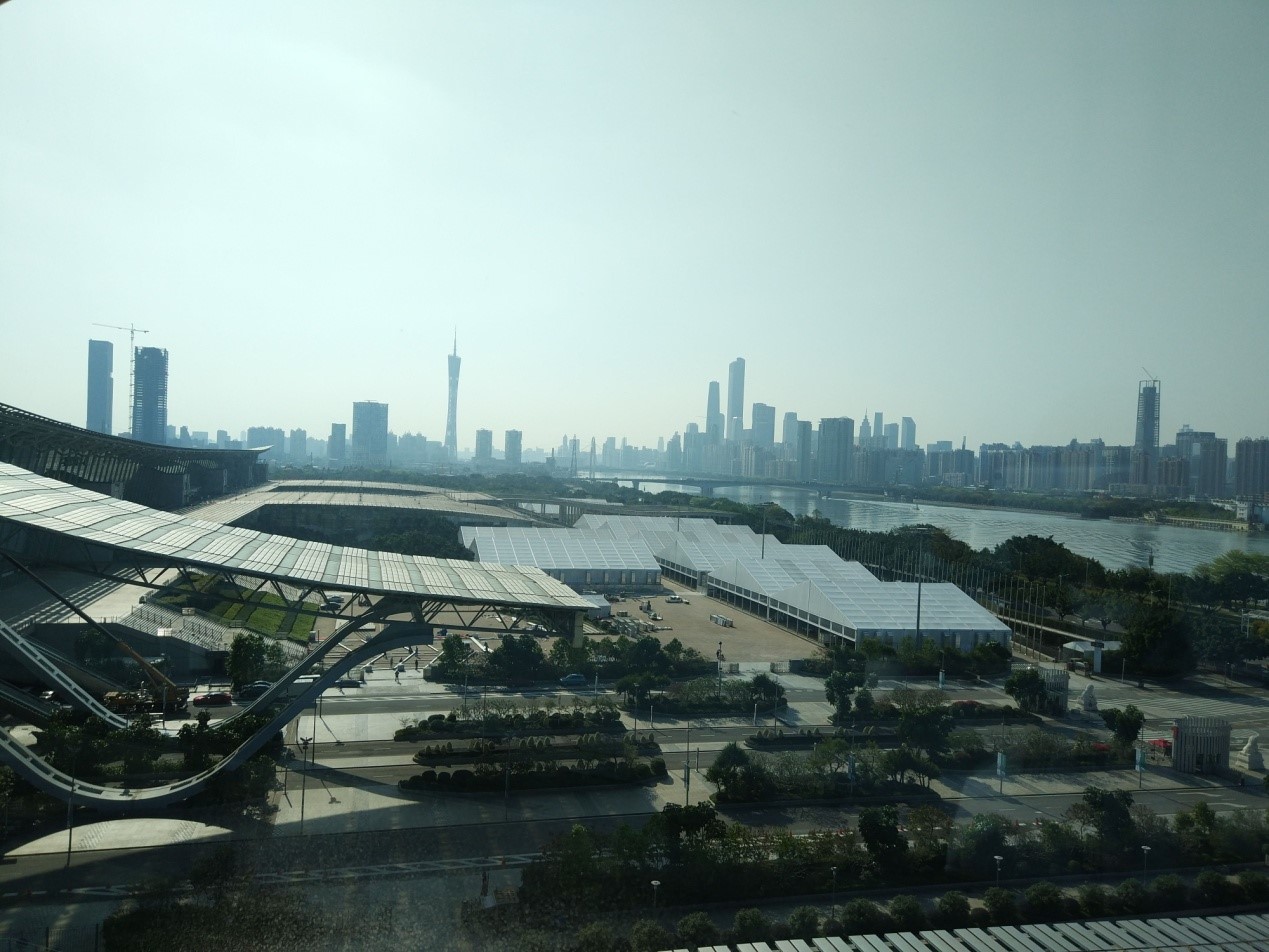 行政楼清晨最高层俯瞰图